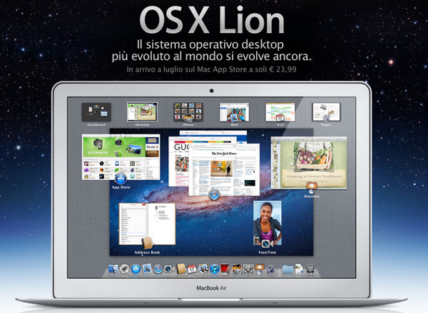 OS X Lion - MacBook Air