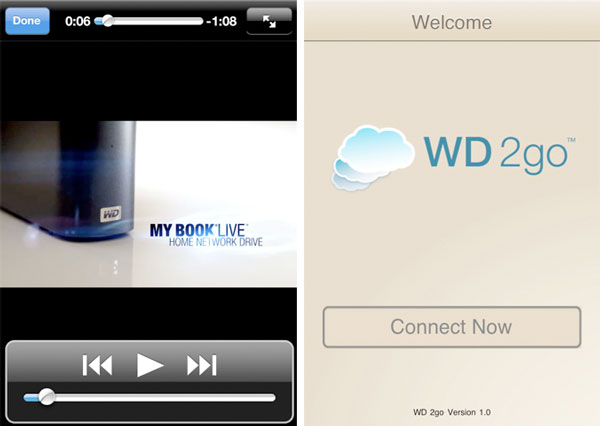 wd2go ipad iphone