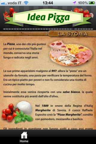 Idea Pizza per iPhone