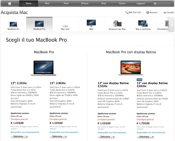 macbook pro apple store online