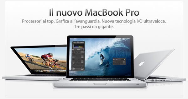 nuovi MacBook Pro