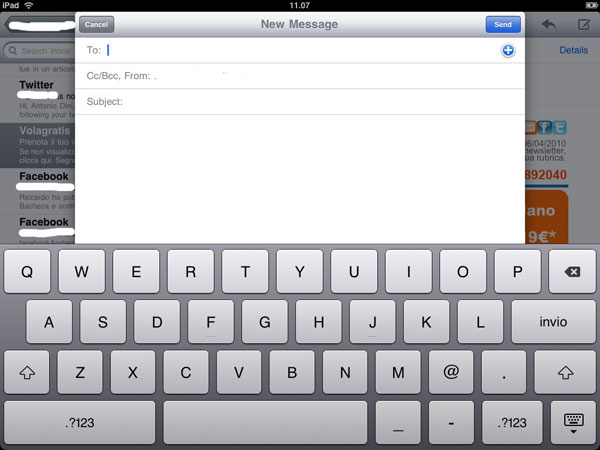 ipad email client