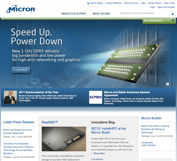 micron sito web