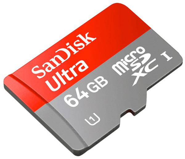 SanDisk microSDXC Ultra Android 64 GB Classe 10 