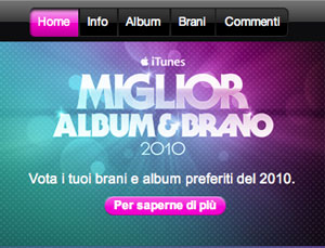 Miglior Album&Brano 2010