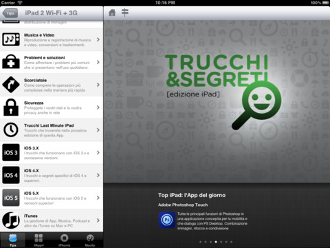 Trucchi & Segreti Edizione iPad