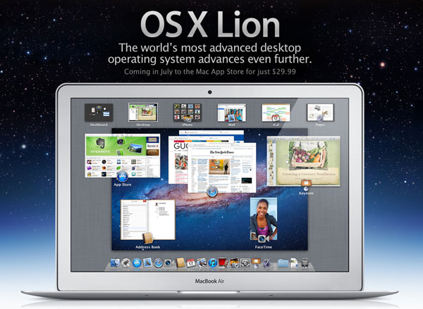 OS X Lion senza Mac