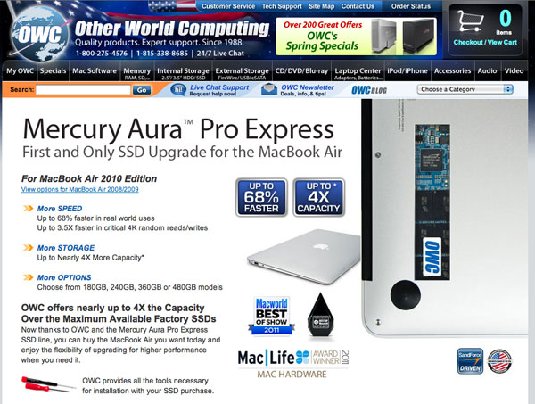 Other World Computing Mercury Aura Pro Express