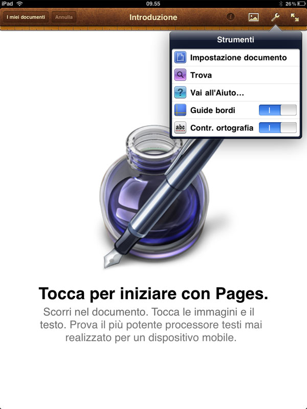 pages ipad ITA