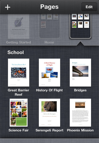 Pages iPhone