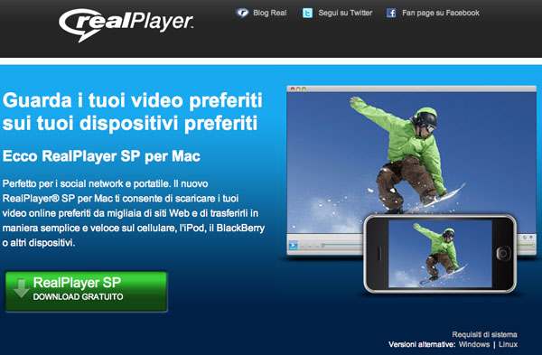 RealPlayer SP mac