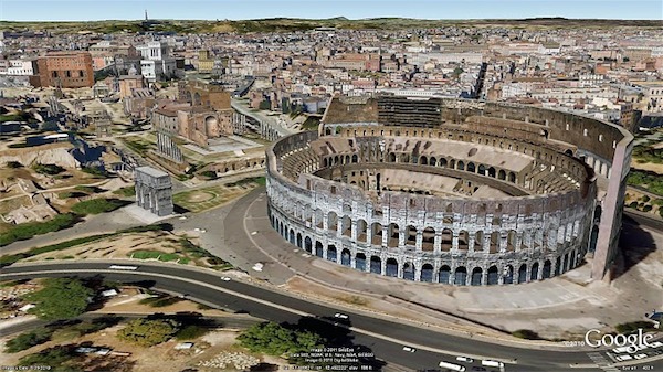 Roma 3D  - Google Earth e Google Maps