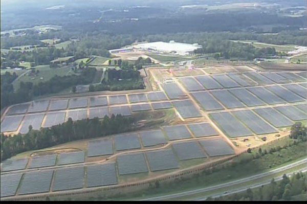 Apple data center North Carolina, solar farm