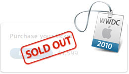WWDC 2010 Sold Out icon