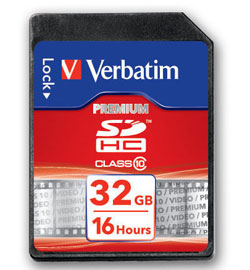 Verbatim SDHC 32GB Classe 10