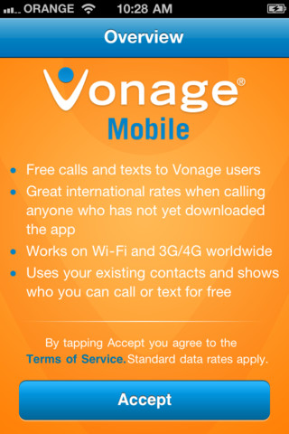 Vonage Mobile per iPhone