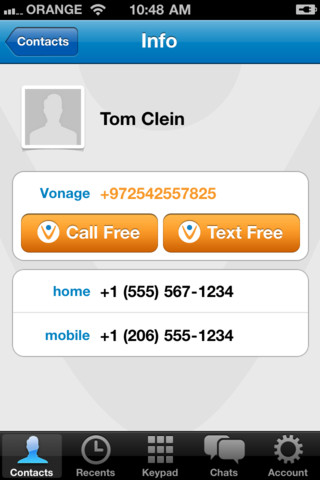 Vonage Mobile per iPhone