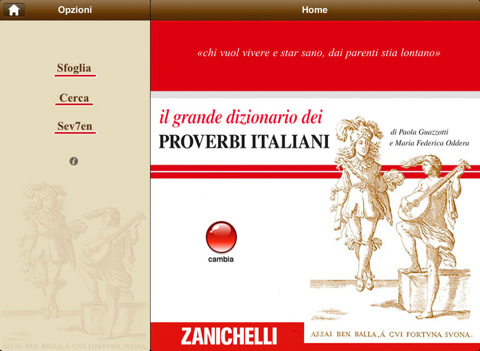 Dizionario dei Proverbi italiani Zanichelli 